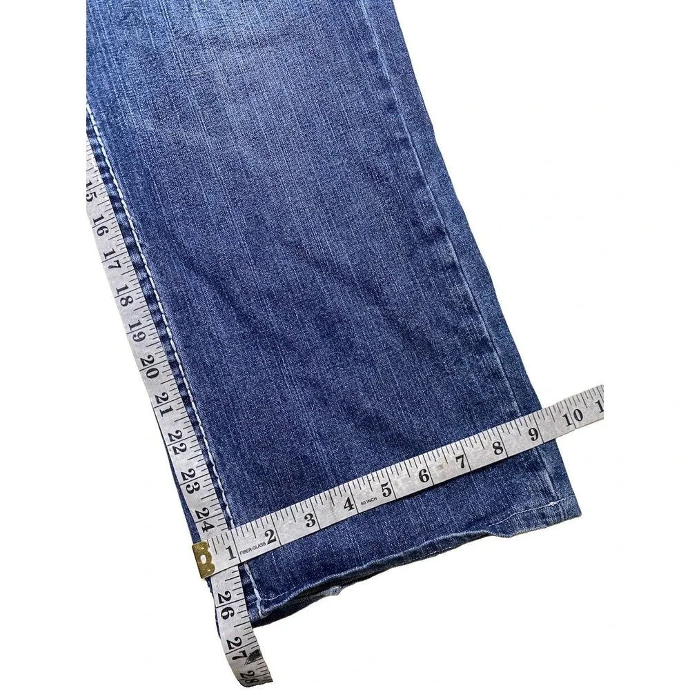 VTG True Religion Bobby Super T Jeans 38x26.5 Made in USA Thick White Stitch Y2K